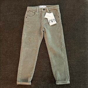 Zara Kids Corduroy Pants in Sage